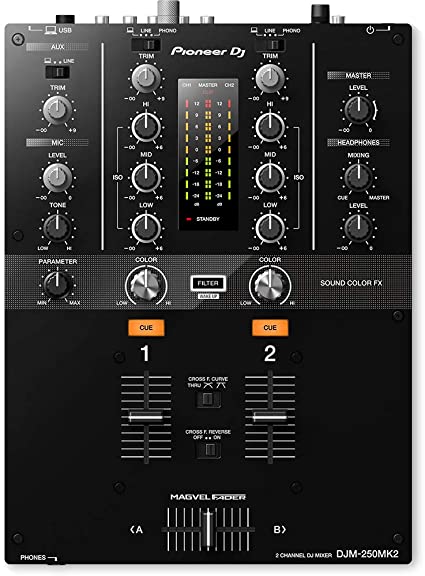 Pioneer DJM-250mk2 2-Channel DJ Mixer