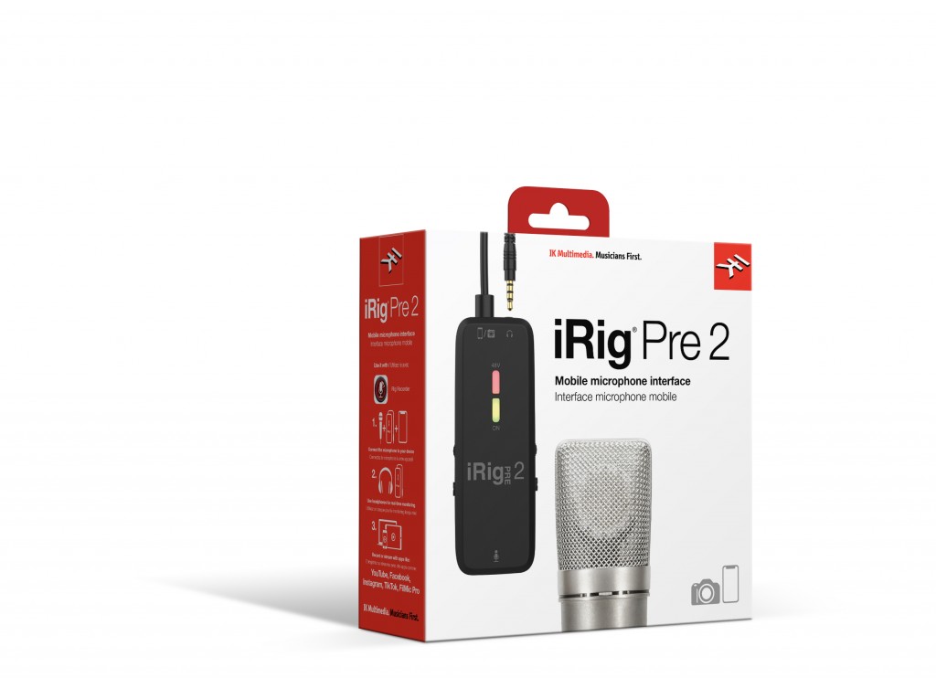 IK Multimedia iRig PRE Microphone Interface for iOS Devices