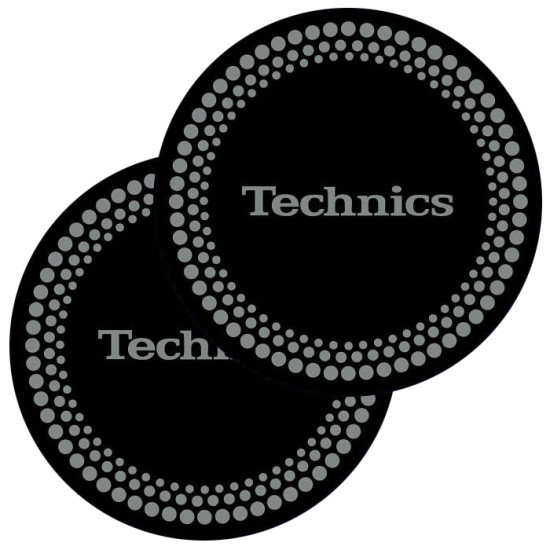 DMC Technics Silver Dot DJ Slipmat (Pair)